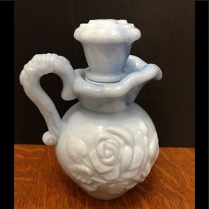 Avon Blue Slag Pitcher